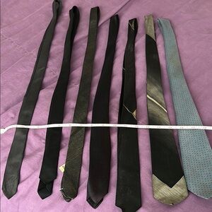 Vintage 1950s, 1960s Tie Set